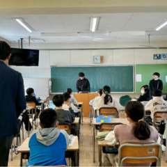 小学校の公開授業で家づくりの魅力を子どもたちに発信！