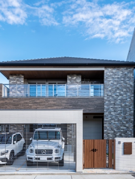 トレーニングルームのある邸宅